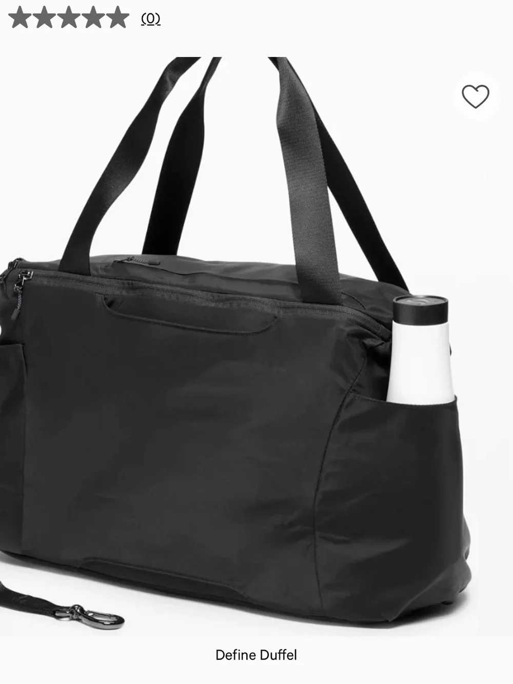 lululemon athletica Define Duffel Bag - Black